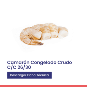 Camarón congelado crudo Cc 3640