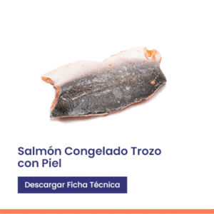Salmón congelado Trozo con piel
